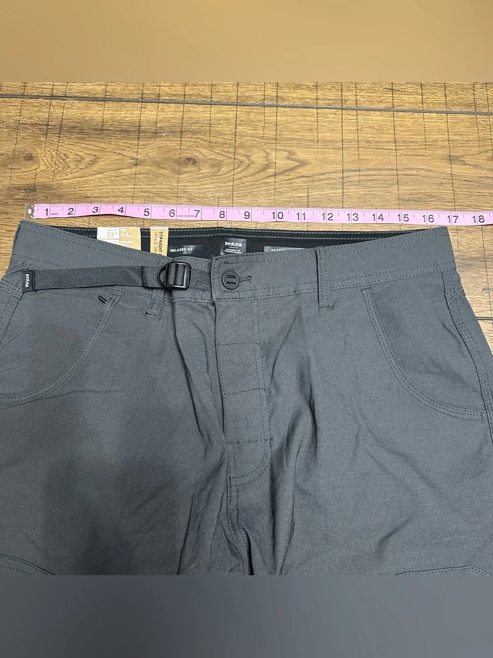 Prana Men's Cargo Pants in Charcoal Gray NEW 33x30